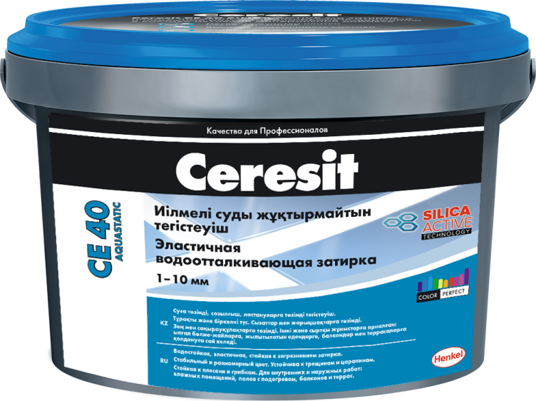 Ceresit CE 40 Эластичная водоотталкивающая затирка, 2 кг