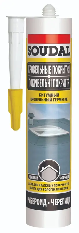 Soudal Битумный кровельный герметик, 300 мл