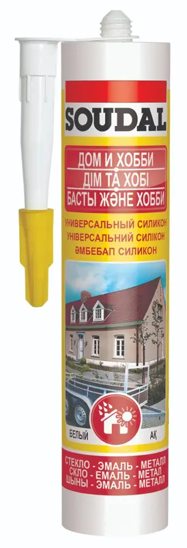 Soudal Универсальный силикон  280 мл