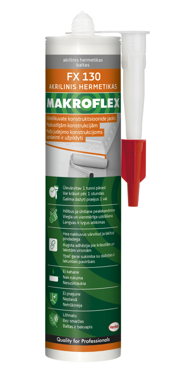 Makroflex FX130 Акриловый герметик белый, 280 мл