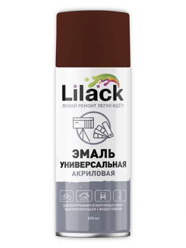 Lilack Эмаль Акриловая, универсальная глянцевая  520 мл