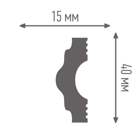 Молдинг M40/15