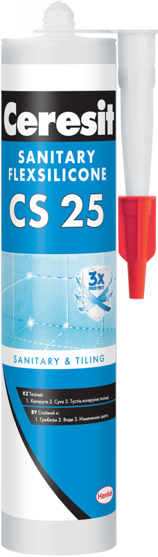 Герметик силиконовый санитарный Ceresit CS 25, Anthracite 13